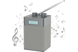 Radio DAB/DAB+/FM Mycket con Bluetooth, radio DAB portatili alimentate a rete e a batteria Radio digitale ricaricabile con ricarica USB per 20 ore di riproduzione