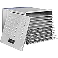 Royal Catering RCDA-1000/10S Essiccatore per Alimenti (1000 W, 10 Ripiani) Acciaio inox