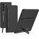 Samsung Galaxy Z Fold 5 Case Leather Cover with Pen Partition HorizontalVertical GKK with Foldable L Stand