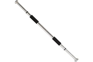 ‎SUNNY HEALTH & FITNESS Sunny Health & Fitness Unisex-Adult Tür Klimmzug Bar Fitnessstäbe, Silber, One Size