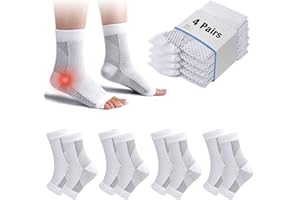 cheap4uk Compression Socks Women's Men's Ankle Bandage Orthopaedic Neuropathy Ankle Bandage Foot Bandage Achilles Tendon Bandage for Plantar Fasciitis Arthritis Foot Bandages Heel Spurs