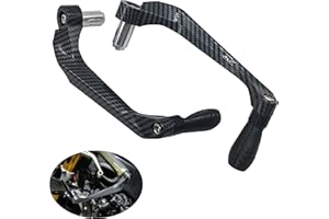 Heart Horse 7/8 pouces Pit Dirt Bike Frein Embrayage Protéger Levier Ensemble, Moto Guidon Frein Embrayage Levier Main Garde Protecteur pour 90/110/125cc Motos Scooters