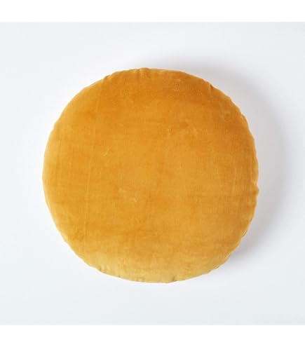 ROOM99 Milou Runde Kissen 45 Cm - Kuscheliger Plüschkissen Für Sofa & Bett