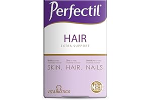 Perfectil Hair Beauty Supplement for Hair - Includes Biotin, CoQ10 & Collagen, 60 Tablets 30-Day Supply, by Vitabiotics