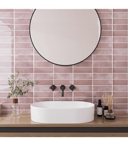12 Piastrelle Adesive Parete Effetto Mattone Rosso – 30,5x30,5 Cm – Autoadesive 3D Per Cucina, Bagno, Paraschizzi – Fai Da Te