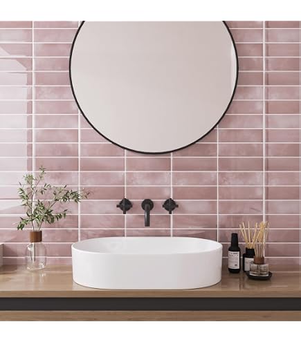 12 Piastrelle Adesive Parete Effetto Mattone Rosso – 30,5x30,5 Cm – Autoadesive 3D Per Cucina, Bagno, Paraschizzi – Fai Da Te