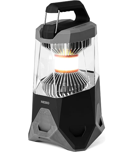 Lampada Da Lavoro NEBO Galileo Tempest 350: Illuminazione A 360°, 8 Modalità, Magnetica E Ricaricabile USB