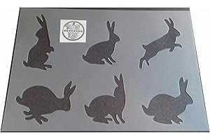 Solitarydesign Shabby Chic Stencil Artistic multi Hare Rabbit Rustic Mylar Vintage A4 297x210mm wall + Furniture