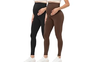 Buttergene Mammaleggings som går över magen, träningskläder för graviditet, yogatights, byxor