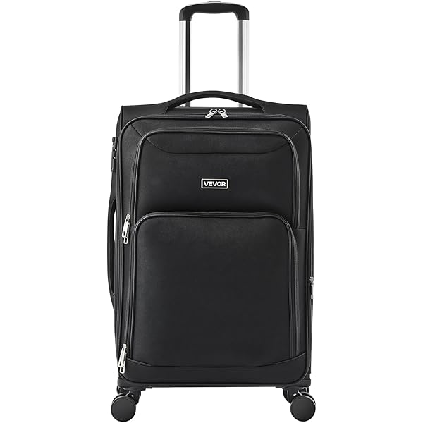 Valise Antler Coque Souple Beige, 100L+, Légère Avec Poignée Télescopique Et Roulettes