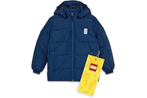 Kabooki LEGO® Winterjacke Jungen - Winddichte und warme Jacke mit synthetischen Daunen | Wasserabweisende Oberfläche und 3M-Reflektoren | Ideal für kalte Tage