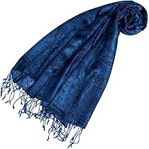 LORENZO CANA Damen Pashmina Schal 70x180cm - Paisley Muster Viskose/Polyacryl