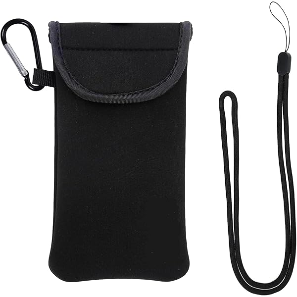 DOB SECHS Phone Sock,Nylon Phone Pouch With X2 Carabiner Lanyard And Wrist Strap For Hiking Travelling Fits Phones Up To 6 9 Inches Mandala - View #2