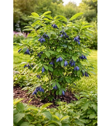 Heckenkirsche MyBerry Bee 25-30cm - Lonicera kamtschatica - lebende  Gartenpflanze aus den Baumschulen : Amazon.de: Garten