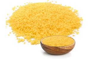 BRISKORE Pastillas de cera de abejas, cera de abeja natural, orgánica, para cosméticos, amarillas, velas de cera de abejas, pastillas de cera de abejas, pastillas de cera para paños de cera de abejas, jabón,