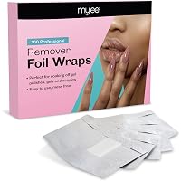 Nagellackentferner Kit – 200 Stück Pads Mit Alufolie & Nagelhautschieber, Für Gel & Acrylnägel