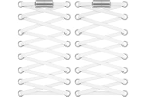 Widamin No Tie Elastic Shoelaces, Tie Free Elastic Laces with Metal Buckles, No Tie Laces for Kids and Adults, Lazy Shoelaces for Trainers