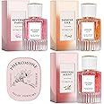 FEXPDL Pheromone Perfume for Women 3 Pieces Pure Instinct Pheromone Perfume Pheromone Perfume for Men Suitable for Carry on Three Scents Jasmine Lily Peony Plus a Balm Appeals to Men and Women