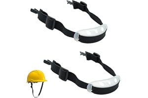 XCSJ 2 Pcs Jugulaire pour Casque De Sécurité Jugulaire du Casque Mentonnière De Casque avec Sangle Élastique Et Protège-Menton Jugulaire Universelle pour Casque De Protection Ou Casque