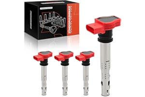 ‎FRANKBERG Frankberg 4x Zündspule Zündmodul Kompatibel mit A4 2.0L-3.2L S4 2002-2015 A4 Avant 2.0L-3.2L S4 2002-2015 A4 Cabriolet A5 A6 A8 R8 Spyder Gallardo Replace# 06E905115
