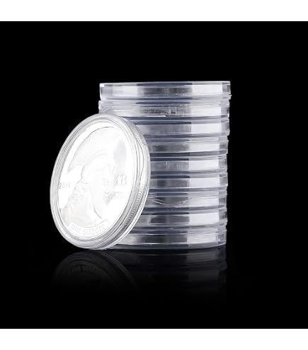 Lindner 2240022 CARRÉE Capsule Per Monete Quadrate 22 Mm - 4 Pezzi Con Inserti In Schiuma