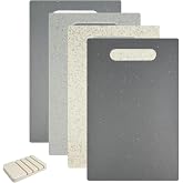 Ravytha 4 Pieces Kitchen Cutting Board, Plastic Kitchen Boards, Tabua Corte Cozinha, Taglieri Cucina, Tagliere da Cucina, Dou