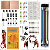 Diyotlab Breadboard Elektronik Devre Eğitim Seti + DT830D Dijital Multimetre, 108 Par&ccedil;a