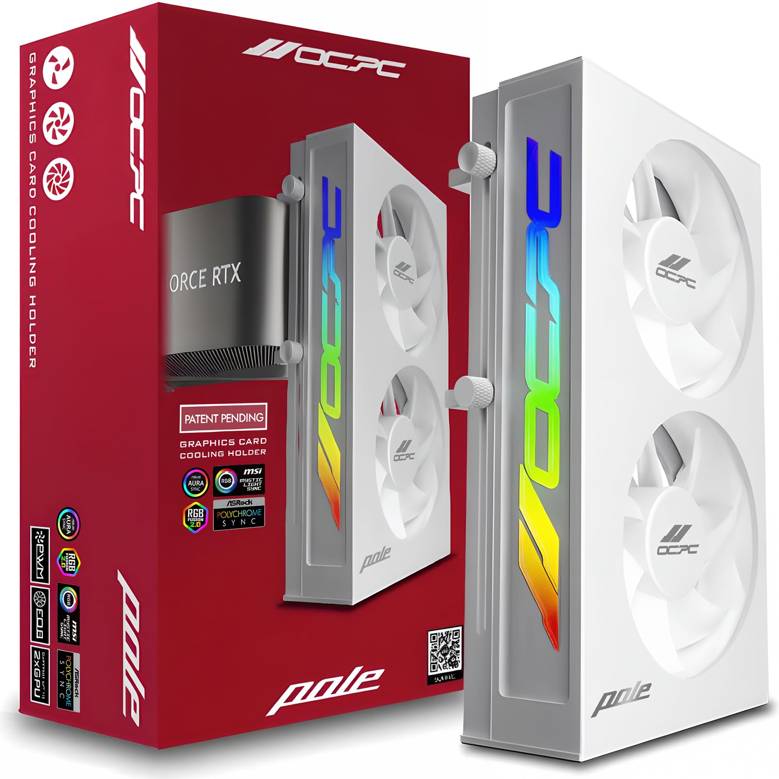 Enhance Your Build with OCPC Adjustable GPU Support Bracket and Cooler