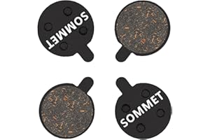 SOMMET 2 Pares Pastillas Freno Disco Semi-metálico para Zoom DB-280/350 / 450/550 / 650 / Alongha SNG/Apse/Artek Apollo/Shockwave/X-Rated