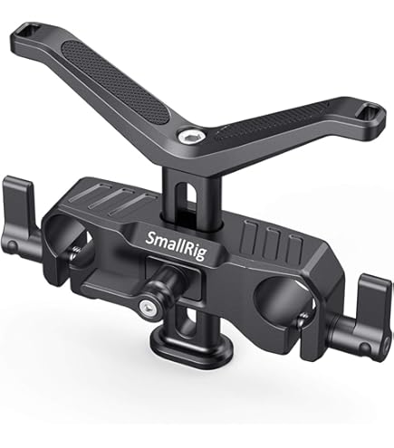 SMALLRIG 15 Mm LWS Support De Tige, Conception Ajustable Et Anti-torsion, Compatible Avec SMALLRIG 3196, 3680, 3556, 3641, 3645 Système De Support De Boîte Mate à Rail, Pince à Double Tige 15mm - 3652