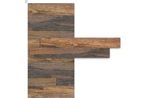 iWerk® Echtholz Wandpaneele selbstklebend | Nachhaltige Wandverkleidung | Holzpaneele für Wand & Decke | Natürliche Echtholzpaneele „Wurzel“ – 78 × 10 × 0,5 cm