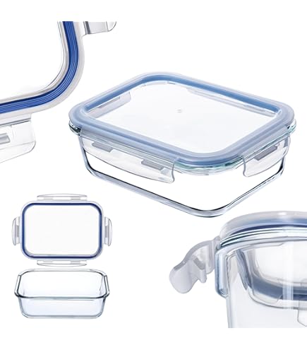 Organizer Frigorifero, Revivoer Set di 10 Contenitori in Plastica per