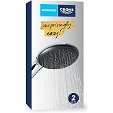 GROHE Vitalio Start 110 El Duşu, 2 Akışlı Yağmur ve Jet Duşu, SmartSwitch, 110mm Yuvarlak Duş Başlığı, Kire&ccedil; &Ouml;nleyici Sistem,