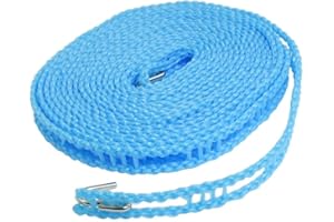 Japan House 5 Meters Windproof Anti-Slip Clothes Washing Line Drying Nylon Rope with Hooks