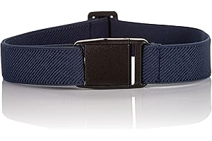 Olata Cinturón Elástico para Niños con Hebilla de Plástico – Totalmente Ajustable para Niños de 1 a 15 Años