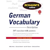 Schaum's Outline of German Vocabulary, 3ed