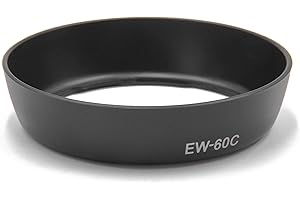 vhbw Passgenaue Gegenlichtblende kompatibel mit Canon Objektiv EF-S 18-55mm f/3.6-5.6 / Canon EF 28-80mm und 28-90mm ersetzt EW-60C, EW-60 C