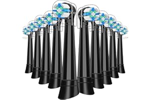 CALLYSONIC iO Testine Compatibile con Oral B iO Spazzolino Elettrico, Pulizia profonda per rimuovere la placca, per iO 2/3/4/5/6/7/8/9/10 serie, 10 pz