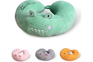 ‎GENTLEPAW U-Shaped Elasticity Travel Pillow, Rest Neck Support Pillow, Car Seat Sleeping for Traveling, Headrest Airplane Pillow for Adults, Children, Kids (Grün)