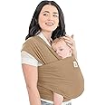 KeaBabies Baby Wrap Carrier - All in 1 Original Breathable Baby Sling, Lightweight,Hands Free Baby Carrier Sling, Baby Carrier Wrap, Baby Carriers for Newborn, Infant, Baby Wraps Carrier (Warm Hearth)