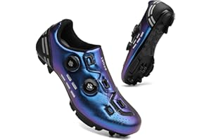 MEIJU Mateju Zapatilla de Ciclismo Hombre Mujer, Colorido Transpirable Zapatillas Ciclismo Carretera MTB Compatibles con SPD/SPD-SL Lock System, Unisex Adulto Ciclismo Bicicleta Spinning