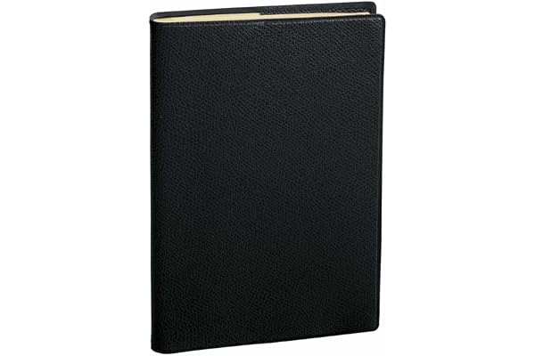 Quo Vadis - Agenda - 2026 - Ministre Prestige - Semainier Planning - Français - Impala - Noir - 13 mois de décembre à décembre - 16x24 cm - Papier Clairefontaine ivoire - Fabrication française