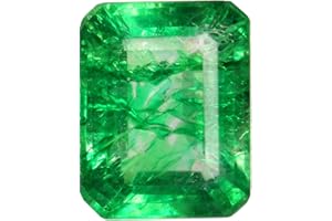 REAL GEMS 14,00 carats émeraude forme laboratoire créé pierre émeraude verte, vert émeraude une pierre précieuse de qualité pour la fabrication de bijoux