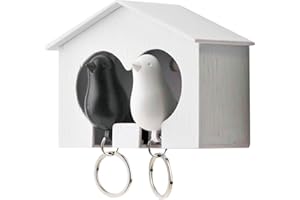 ‎QUALY Qualy Schlüsselbrett, Kunststoff, Mehrfarbig, 7,3cm, QL10124W-B