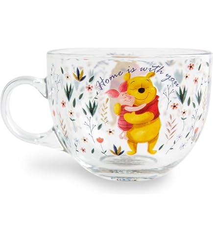 Winnie Puuh Tassen-Set – 2 Stapelbare Keramikbecher Mit „Friends Forever“-Design, Offizielles Disney-Merch
