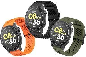 OUTPUTBT Silikonarmband 22 mm kompatibelt med Coros Pace 3/PACE Pro/Apex 2 Pro/Apex 46 mm, sportarmband för Vertix Coros för