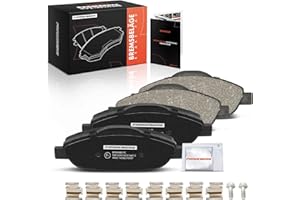 Frankberg Brake Kit Brake Disc Pad Front Axle Compatible with 3008 MPV 0U 1.2L 1.6L 2009-2016 308 CC 4B 1.6L 2009-2014 308 SW I 4E 4H 1.4L-2.0L 2007-2014 Replace# 425426