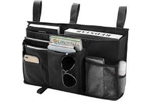 Bseash Etagenbett Veranstalter, Bettseite Cody hängenden Bett Veranstalter Aufbewahrungstasche 8 Taschen, für College Dorm Zimmer Bett, Krankenhaus Bett, Baby Bett Schienen, 600D Oxford Cloth