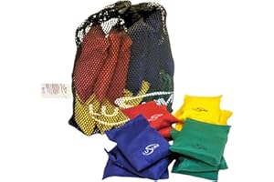Lusum 12 Pack of Bean Bag Toss Game - Throwing Bean Bags (All Weather) - Cornhole Bean Bags – Perfect for School Sports, Carnival Games