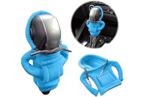 Wondsea Sweat Pommeau de Vitesse,Couverture De Levier De Vitesse De Voiture,Sweat à Capuche Levier De Vitesse,ousse créative pour levier vitesse,Mignon protecteur levier vitesse,pull levier de vitesse